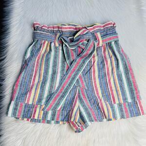Marine Layer Audrey Striped Paperbag Shorts